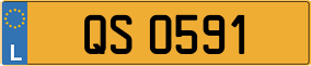Truck License Plate